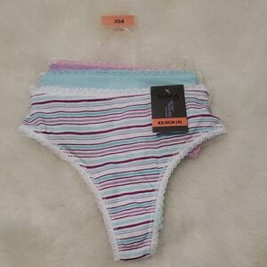 Womans Striped Underwear - Multicolor
